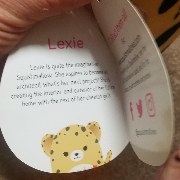 🌟LARGE 16"🌟 Lexie Cheetah Squishmallow - Valentine Special Edition - Picture 5 of 6